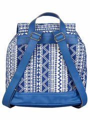 Flock Jacquard Canvas & leatherette Backpack