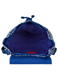 Flock Jacquard Canvas & leatherette Backpack