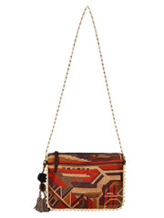 Abstract Canvas Sling Bag