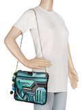 Abstract Canvas Sling Bag