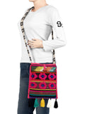 Wooly Jacquard Sling Bag