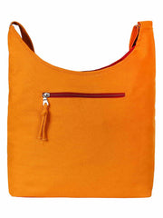Motley Striped Cotton Sling Bag