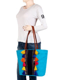 Hoist Canvas And Jacquard Tote Bag