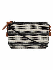 Streak Jacquard and Cotton Sling bag