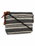 Streak Jacquard and Cotton Sling bag