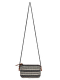 Streak Jacquard and Cotton Sling bag