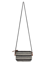 Streak Jacquard and Cotton Sling bag