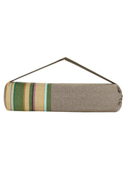 Canvas Striped Yoga Mat Bag