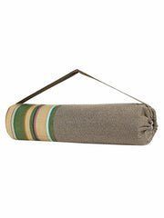 Canvas Striped Yoga Mat Bag
