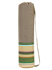 Canvas Striped Yoga Mat Bag
