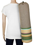 Canvas Striped Yoga Mat Bag