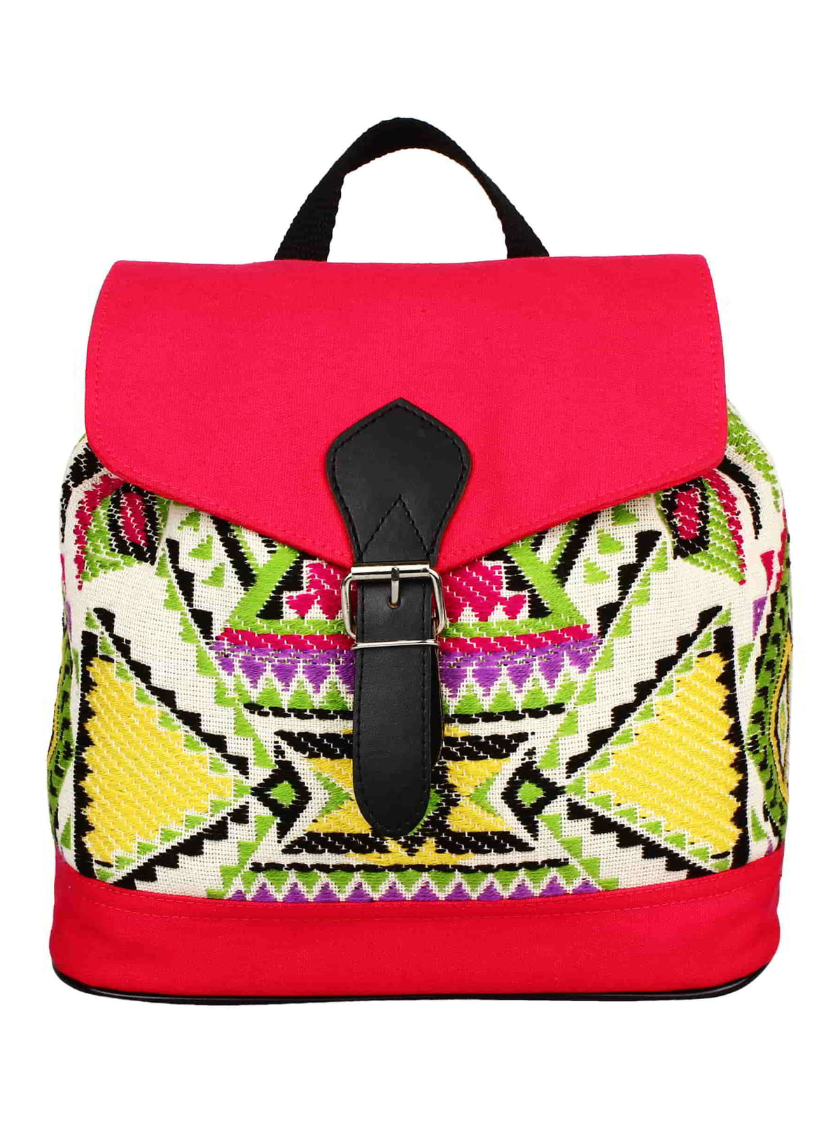 Nava Geometric Jacquard Backpack