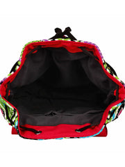 Nava Geometric Jacquard Backpack