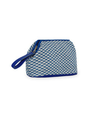 Geomat Jacquard PU Cosmetic Vanity Bag