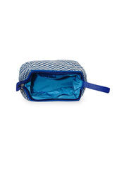 Geomat Jacquard PU Cosmetic Vanity Bag