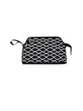 Geomat Jacquard PU Cosmetic Vanity Bag