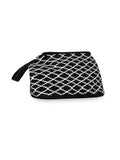 Geomat Jacquard PU Cosmetic Vanity Bag
