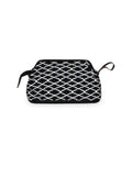 Geomat Jacquard PU Cosmetic Vanity Bag