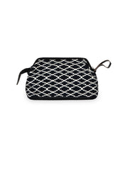 Geomat Jacquard PU Cosmetic Vanity Bag
