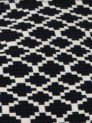 Geomat Jacquard PU Cosmetic Vanity Bag
