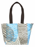 Zebra Canvas Shopping Bag