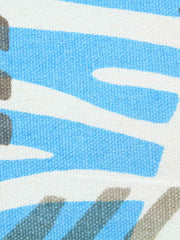 Zebra Canvas Shopping Bag