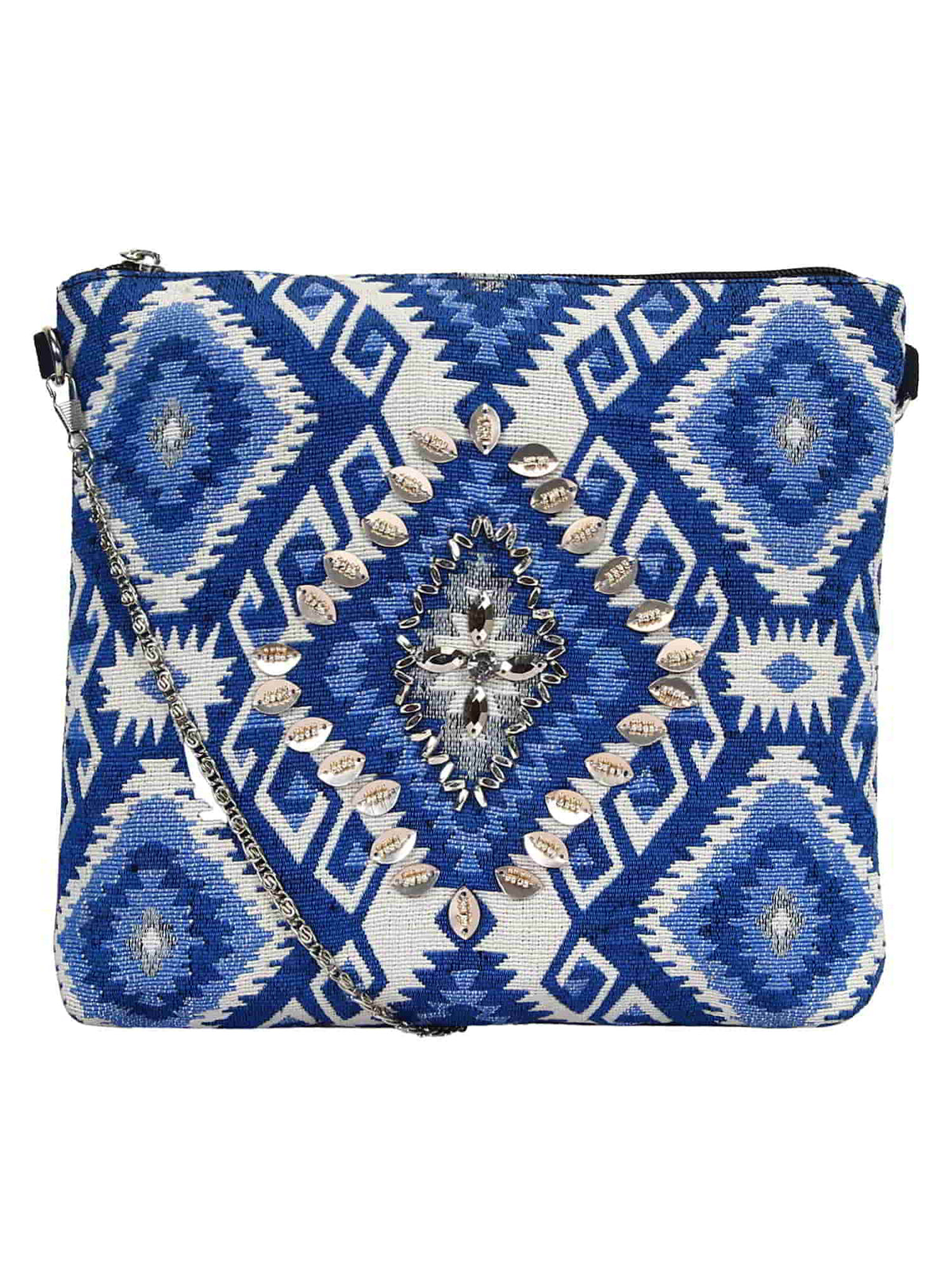 Giltzy Sequin Cotton Polyester Sling Bag