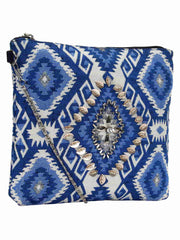 Giltzy Sequin Cotton Polyester Sling Bag
