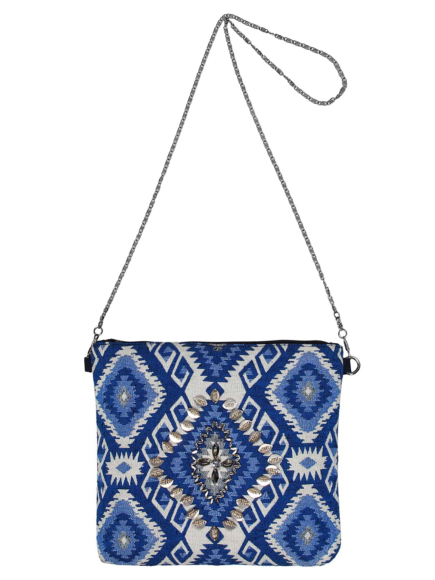 Giltzy Sequin Cotton Polyester Sling Bag