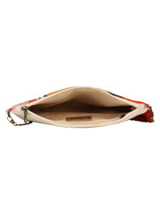 Abstract Canvas Sling Bag