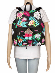 Floral Canvas Backpack