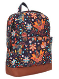 Artsy Printed Canvas Backpack