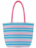 Striped Cotton Tote Bag