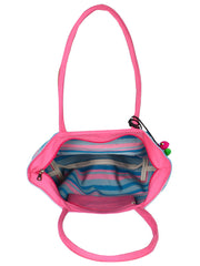 Striped Cotton Tote Bag