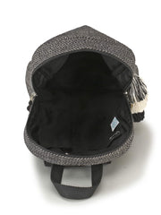 Chevron Cotton Canvas Backpack