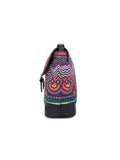 Geomat Digital Printed Canvas & Pu Sling Bag