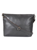Modish Grey Leatherette Sling Bag