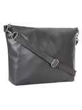 Modish Grey Leatherette Sling Bag