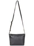 Modish Grey Leatherette Sling Bag