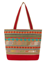 Totemic Jacquard And Cotton Shoulder Bag