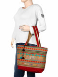 Totemic Jacquard And Cotton Shoulder Bag