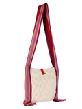 Fringed Cotton Jacquard Sling Bag