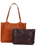 Medley Leatherette Shoulder Bag With Pouch