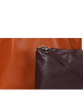 Medley Leatherette Shoulder Bag With Pouch