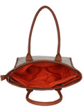 Glaze Quilted Leatherette Handbag