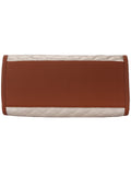Glaze Quilted Leatherette Handbag