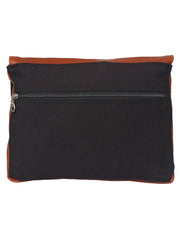 Envelope Cotton Jacquard And Leatherette Sling Bag