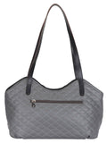 Glaze Quilted Leatherette Handbag