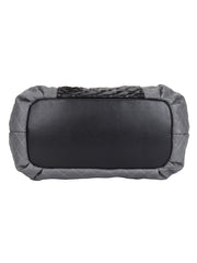 Glaze Quilted Leatherette Handbag
