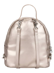 Modish Quilted Leatherette Mini Backpack